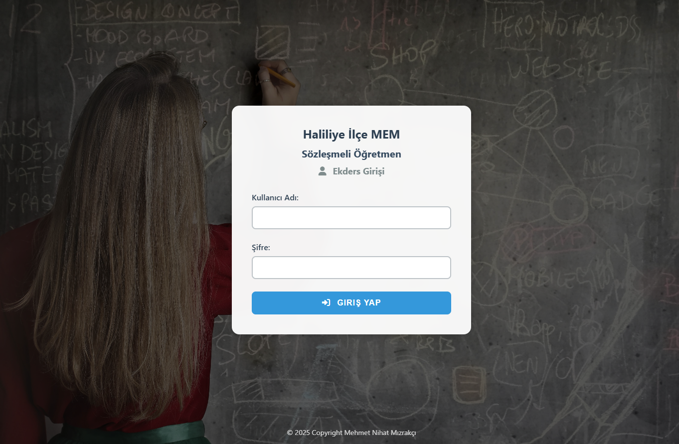 SÖZLEŞMELİ EKDERS