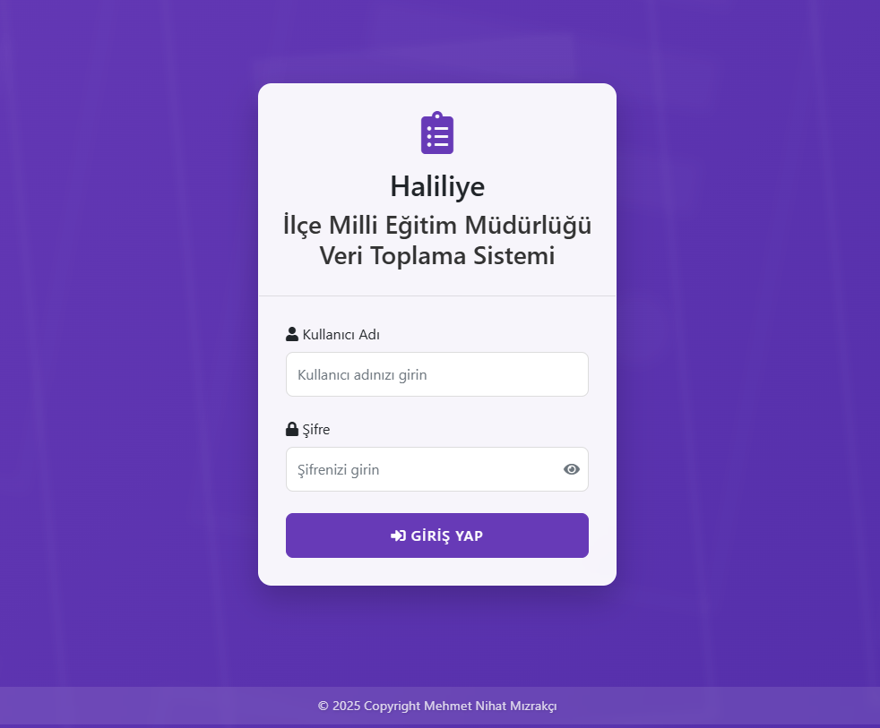 VERİ TOPLAMA MODÜLÜ