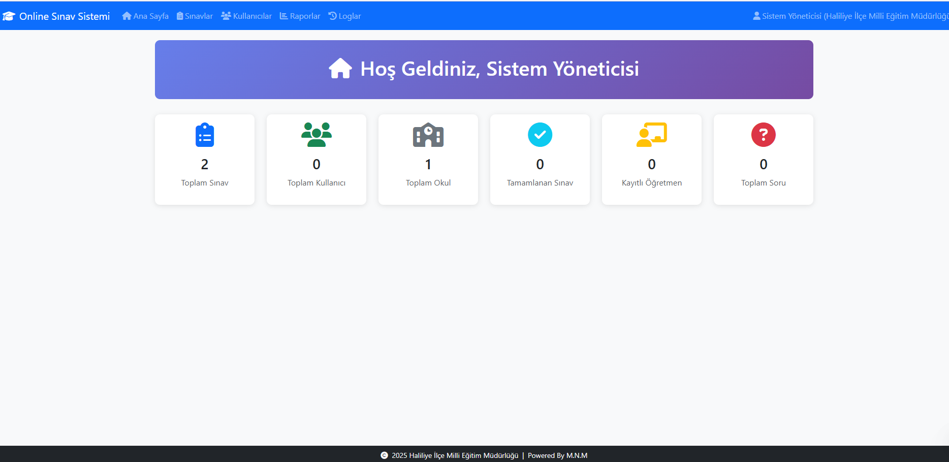 ONLINE SINAV MODÜLÜ